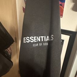 Black Essentials Hoodie 