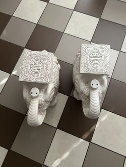 Ceramic Elephants
