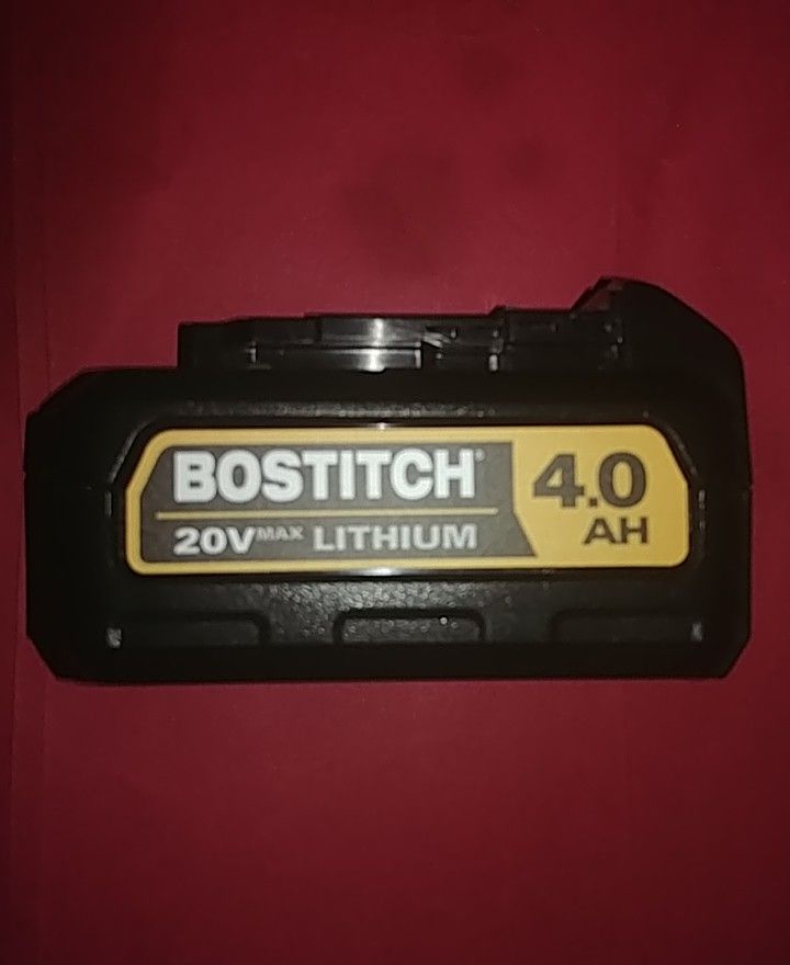 Bostitch 20v max 4.0 AH