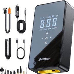 Dual Motor Tire Inflator Portable Air Compressor,3X Faster Inflation