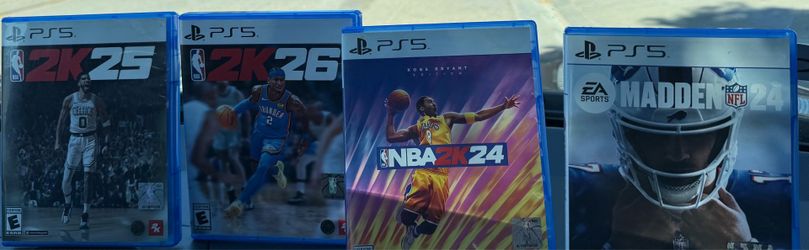#5 PLAYSTATION 5 GAMES FOR #40 USED IN GREAT CONDITION FIRM PRICE