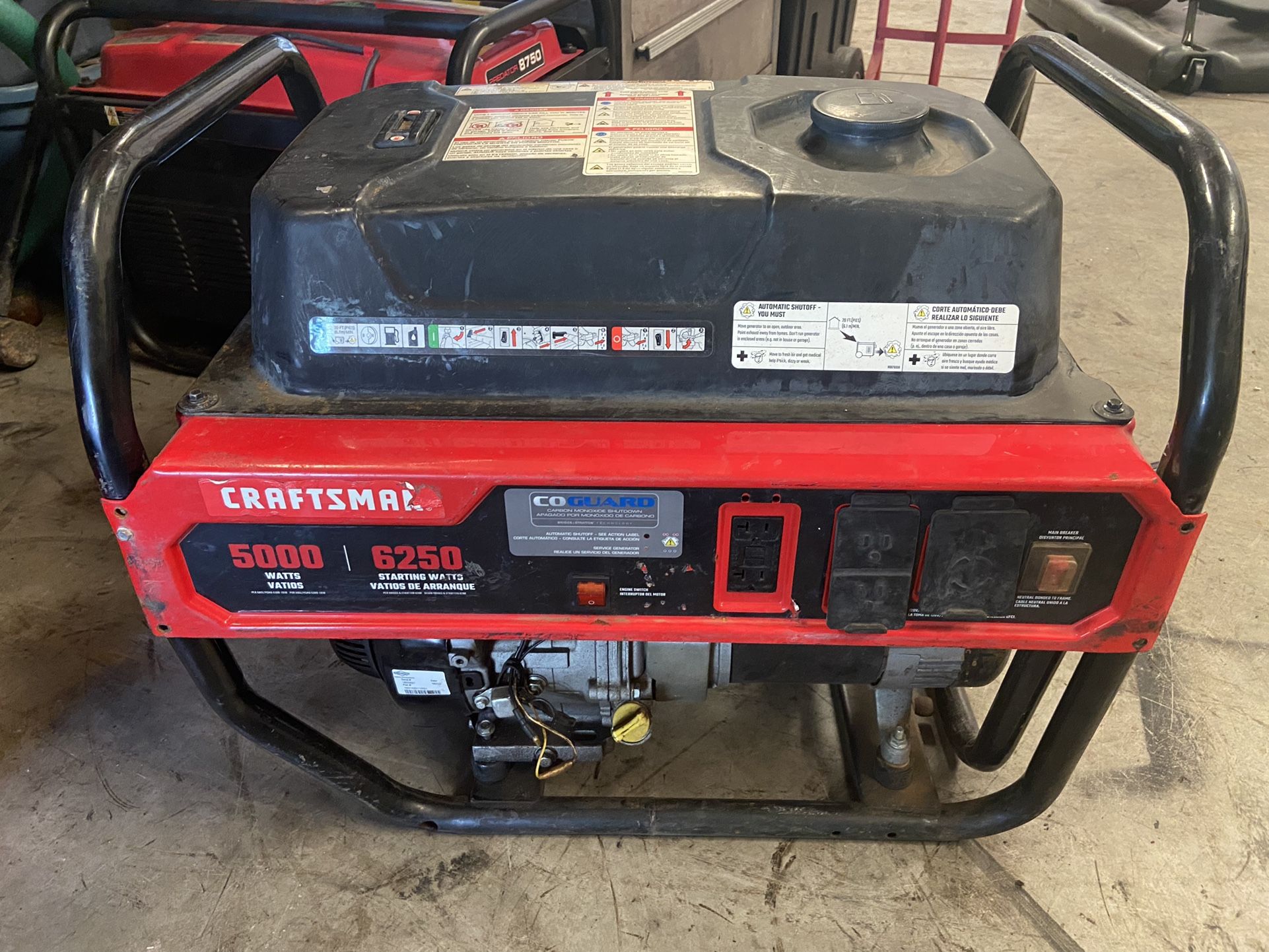 Craftsman Generator, Be Hurricane READY!!!!
