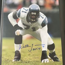 Seattle Seahawks Walter Jones Autographed 11x14 Photo
