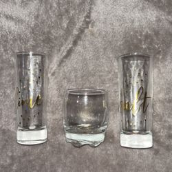 3 Pack Shot Glasses. $10 For All. Good Condition