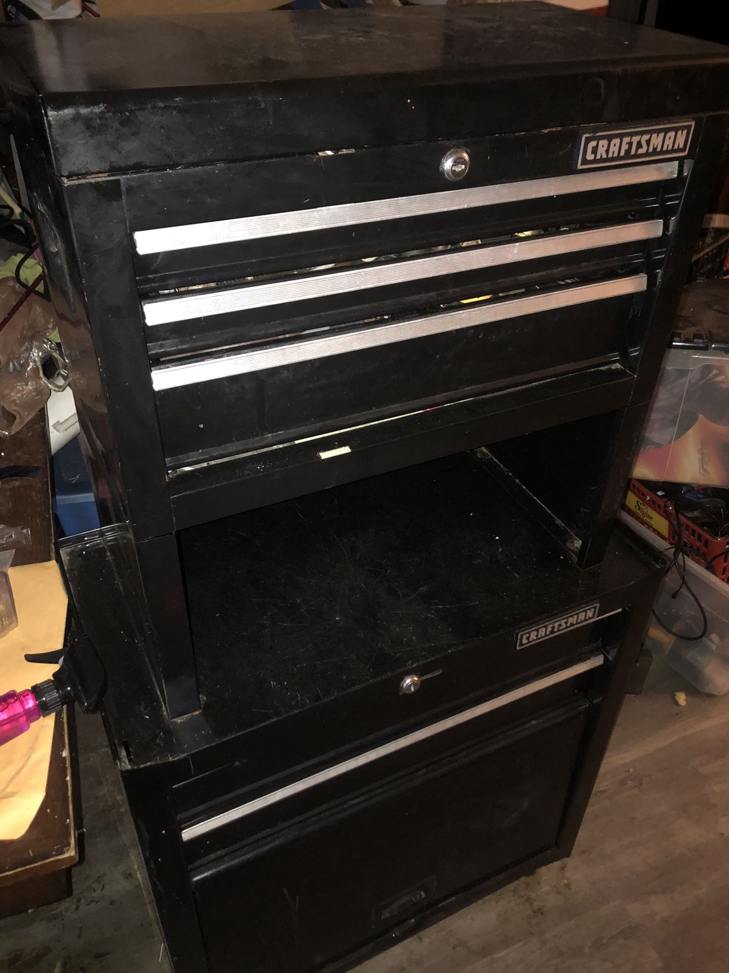 Black craftsman toolbox