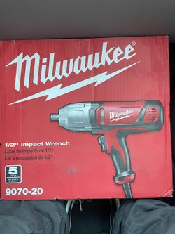 Milwaukee 1/2” Impact Wrench Non Cordless $150