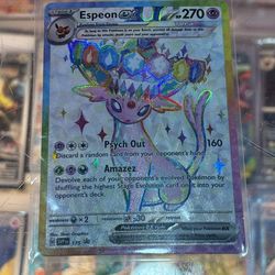Espeon ex - 175 - SV: Scarlet & Violet PROMO card