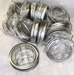 24 Mason Jar Frog Lids - Regular Size