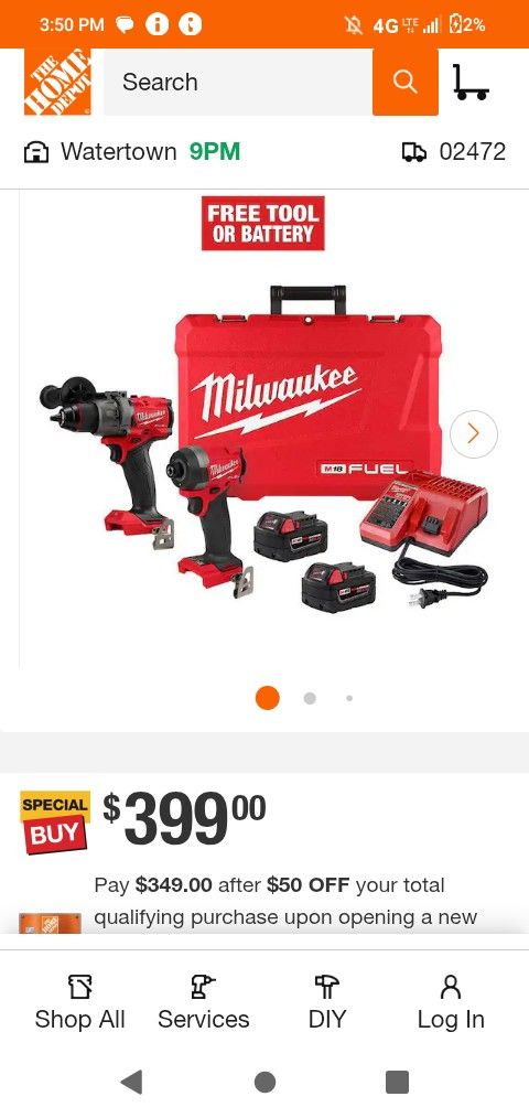 M18 Hammer Drill Combo Kit Impact And Drill