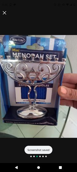 Brand New Mini Menorah 