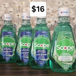 Crest Scope Mouthwash $16 Near Costco In Panama Line #93313 
