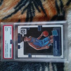 PSA Graded Mint-9..2022 Donruss Optic Chet Holmgren Card #208 & PGS GRADED NM-MT 8.5...1995 Select Certified Chipper Jones Card #107 Baseball cards