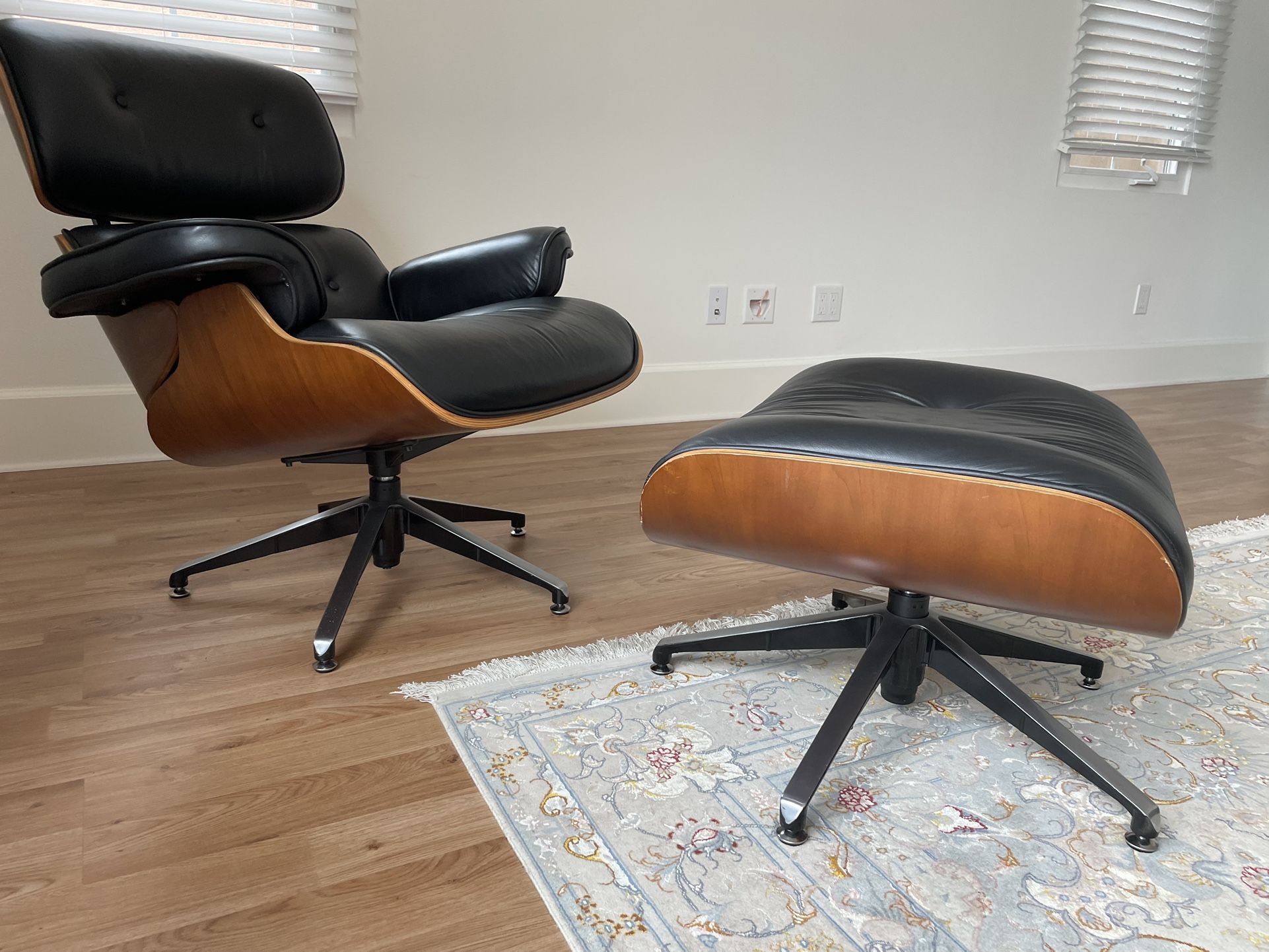 Hays Concept Mid-Century Lounge Chair and Ottoman