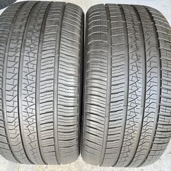 Two Tires 315/40/21 Pirelli Scorpion Zero Like New With 95-100% Left Great Mercedes GLE 