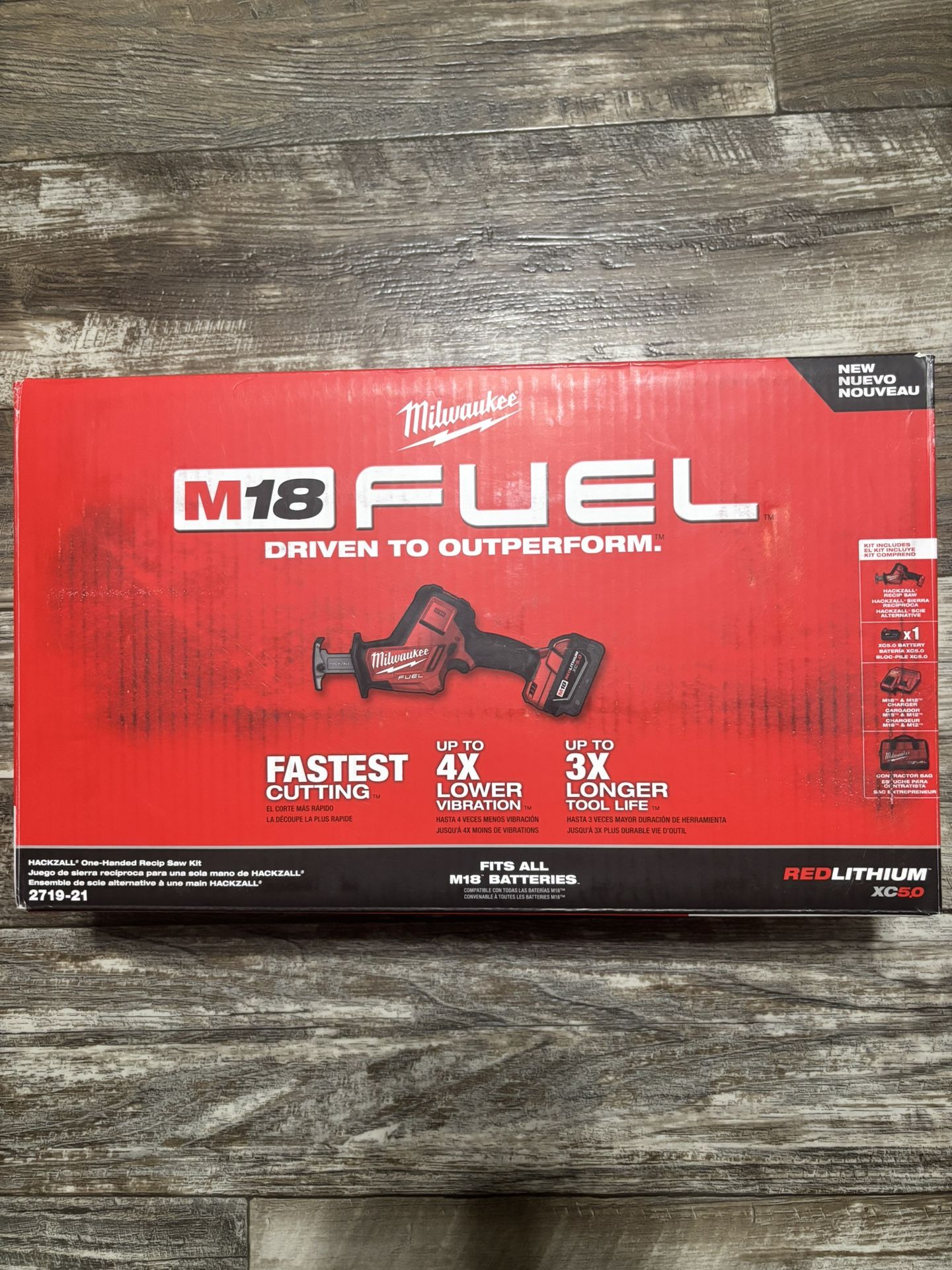 Milwaukee M18 Fuel Hackzall Reciprocating Saw Kit