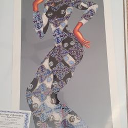 African Art Charles Bibbs, Larry Poncho 21"×40"