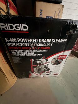 Ridgid drain cleaner