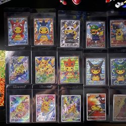 Display Pikachu cards