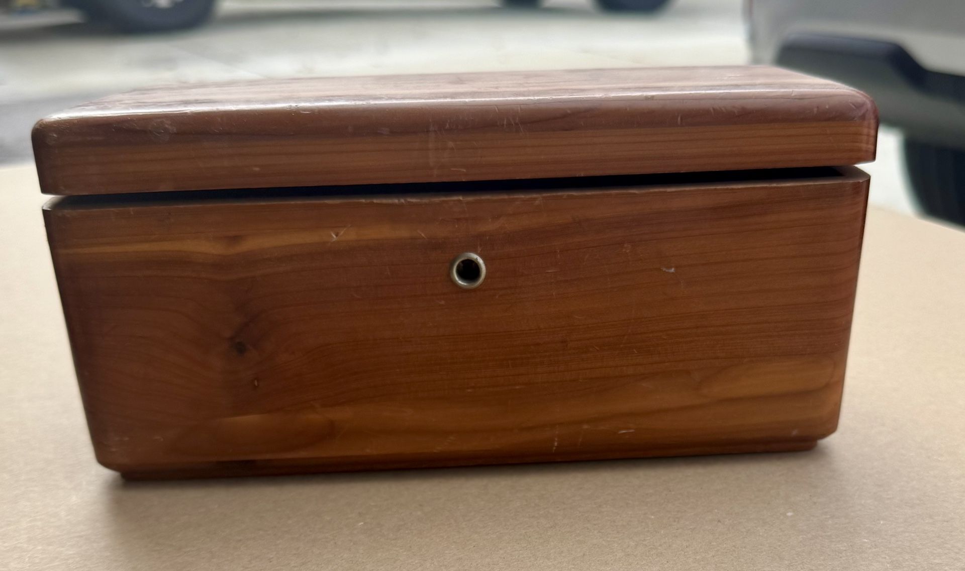 The Vintage Mini Lane Cedar Chest/Trinket Box No Key