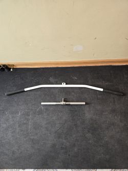 Lat Pulldown and Low Row Bar-