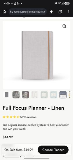 Full Focus Planner – Linen