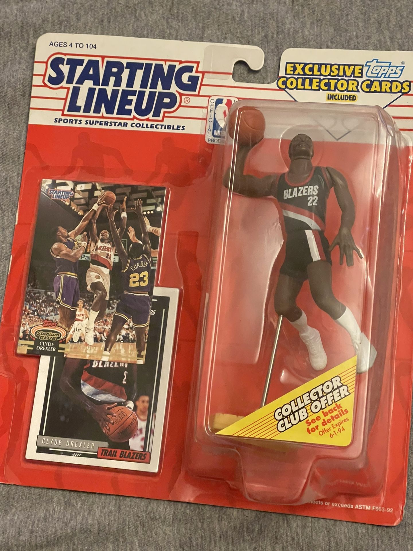 Starting Lineup Clyde Drexler 