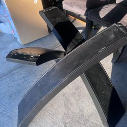 Table  And Glass  With  4 Chairs