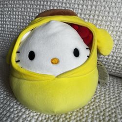 hello kitty/pompompurin squishmallow 