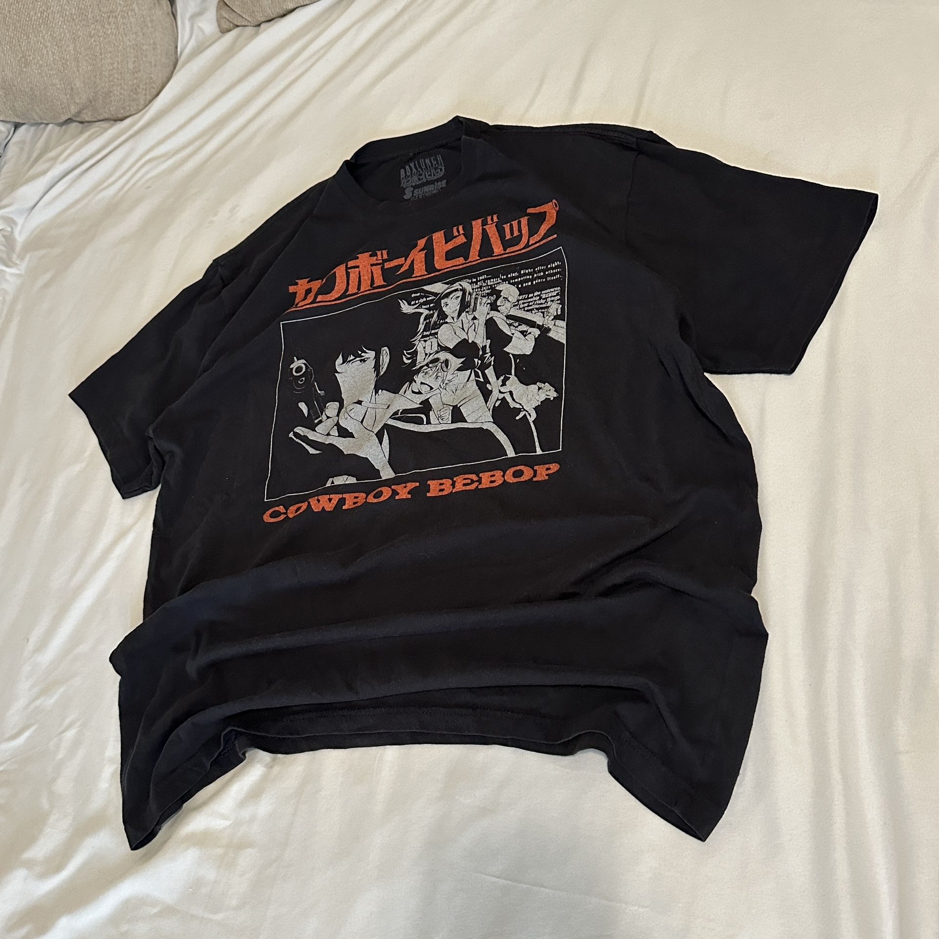 Cowboy Bebop Japanese Black T-Shirt XL