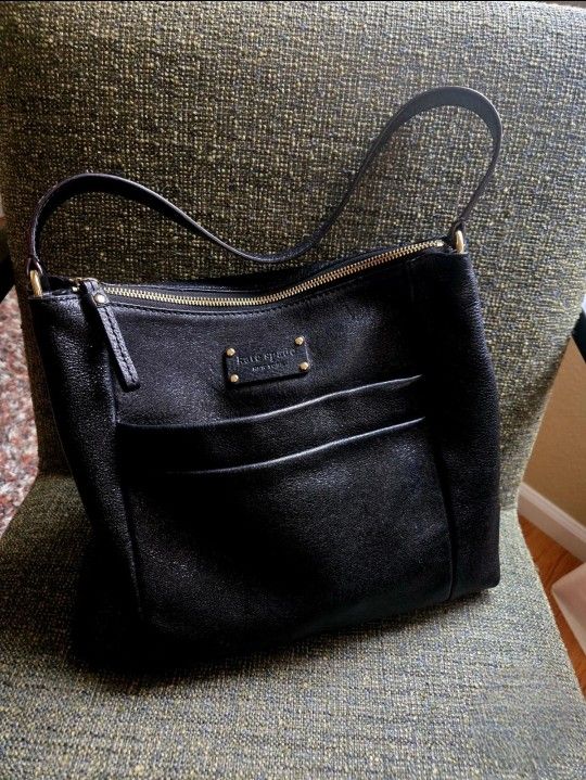 Kate Spade Black Glitter Handbag