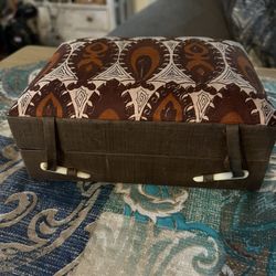 Pre Owned But In New Condition Cloth Cardboard Jewelry Box 