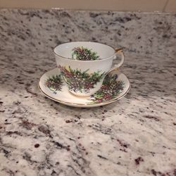 Regency China, Bone China, Made In England, Coffee China, Tea, Heather, Floral, Gold, 