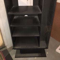 Entertainment / Media cabinet with glass door and storage 