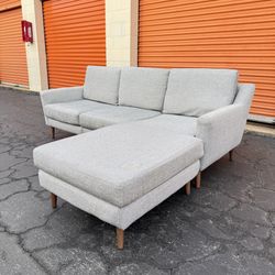 Free Delivery - Mid Century Modern Burrow Nomad Sectional Couch / Sofa