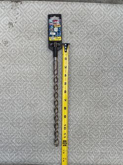 Steel carbide drill bit 1/2 in x 10 in