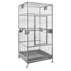 XXL Large Bird Flight Cage Parrot Aviary H80xW35.5xD35.5