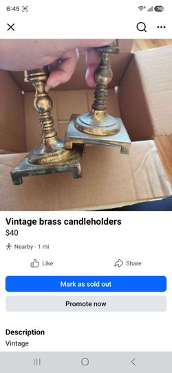Vintage Candleholders