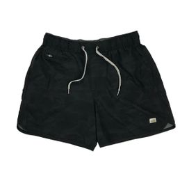 Vuori Banks Shorts Mens Small S Black Camo 5” Inseam Linerless Gym Running V366