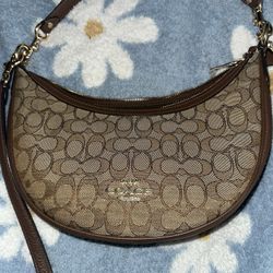 Coach  Aria Shoulder Bag In Signature Jacquard