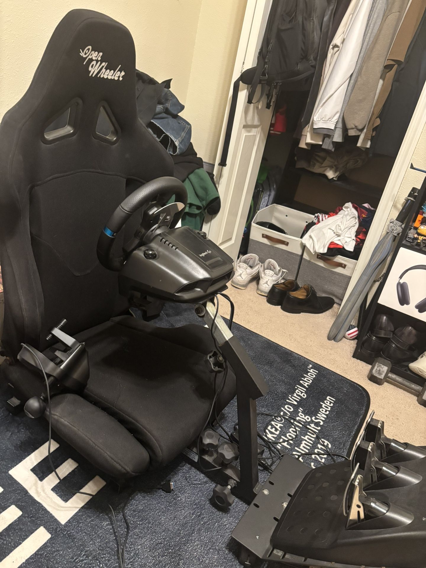 logitech g29 and open wheeler cockpit racing sim
