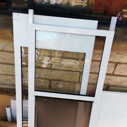 Cillion Sliding Glass Pet Door - Model AF1309 (New Open Box)