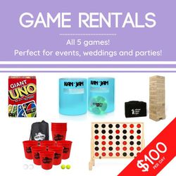 Giant Party Games For Events (Weddings, Birthdays, Etc)