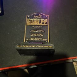 (RARE) 2014 Cardinals Hall Of Fame Memorial Statue