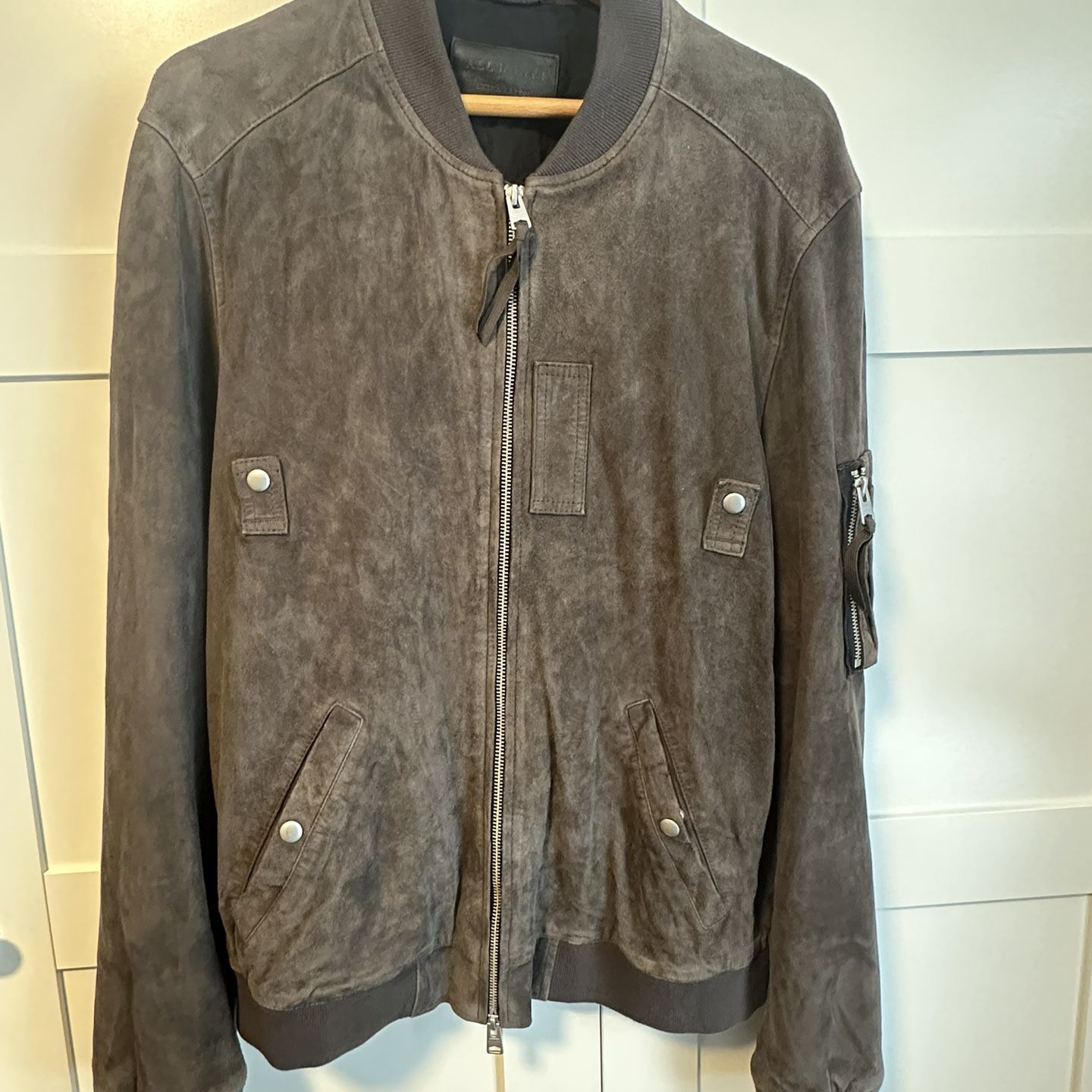 AllSaints Trinity Suede Jacket