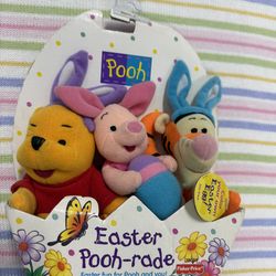 New: Winnie the Pooh Easter Plushies Fisher Price