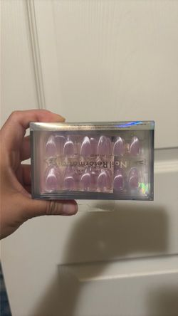 pink cat eye press ons