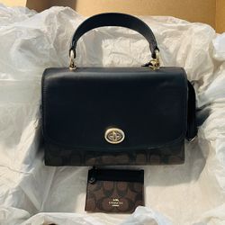 Authentic Coach Signature Tilly Satchel Purse
