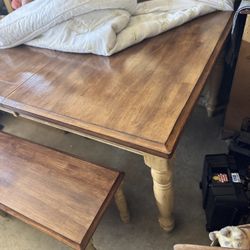 Mathis Brothers Wood Kitchen Table