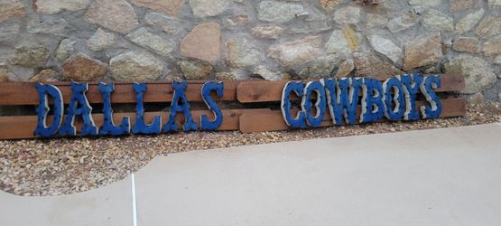 Dallas Cowboys metal signs