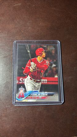 2018 Topps Shohei Ohtani Rookie card (Mint)